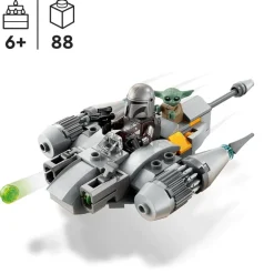 LEGO Puzzles Y Construcciones*Vehiculo De Construccion Nave Microfighter: Caza Estelar N-1 De The Mandalorian Star Wars