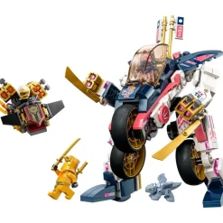 LEGO Puzzles Y Construcciones*Vehiculo De Juguete Moto De Carreras Transformable En Meca De Sora Dragons Rising Ninjago