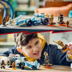 LEGO Puzzles Y Construcciones*Vehiculo Para Construir Zane Dragon Power: Deportivo De Competicion Spinjitzudragons Rising Ninjago