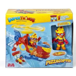 Superthings Muñecos Articulados*Vehiculo Pizzacopter