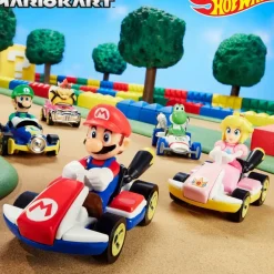 Hot Wheels Coches, Circuitos Y Radiocontrol*Vehiculos De Super Mario Kart Coches De Juguetes Mario Bros